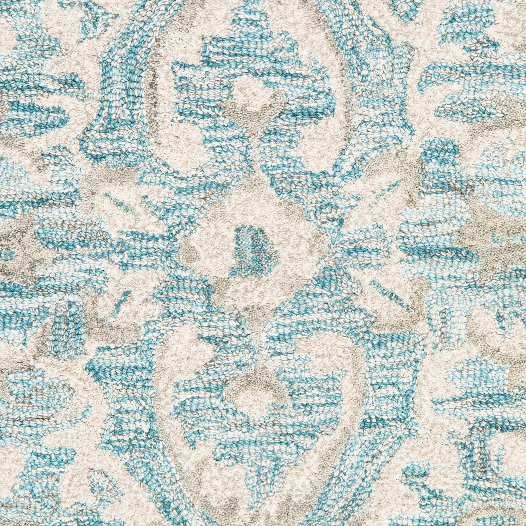 Libena Teal 7'9 x 9'9 Rug - Thumbnail - Image 3