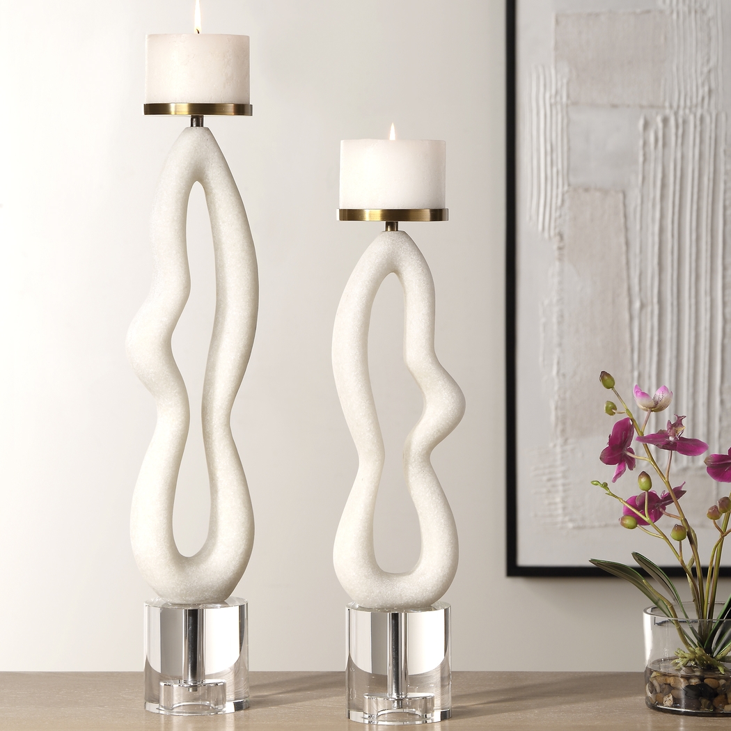 Libucs White Candleholder - Thumbnail - Image 2