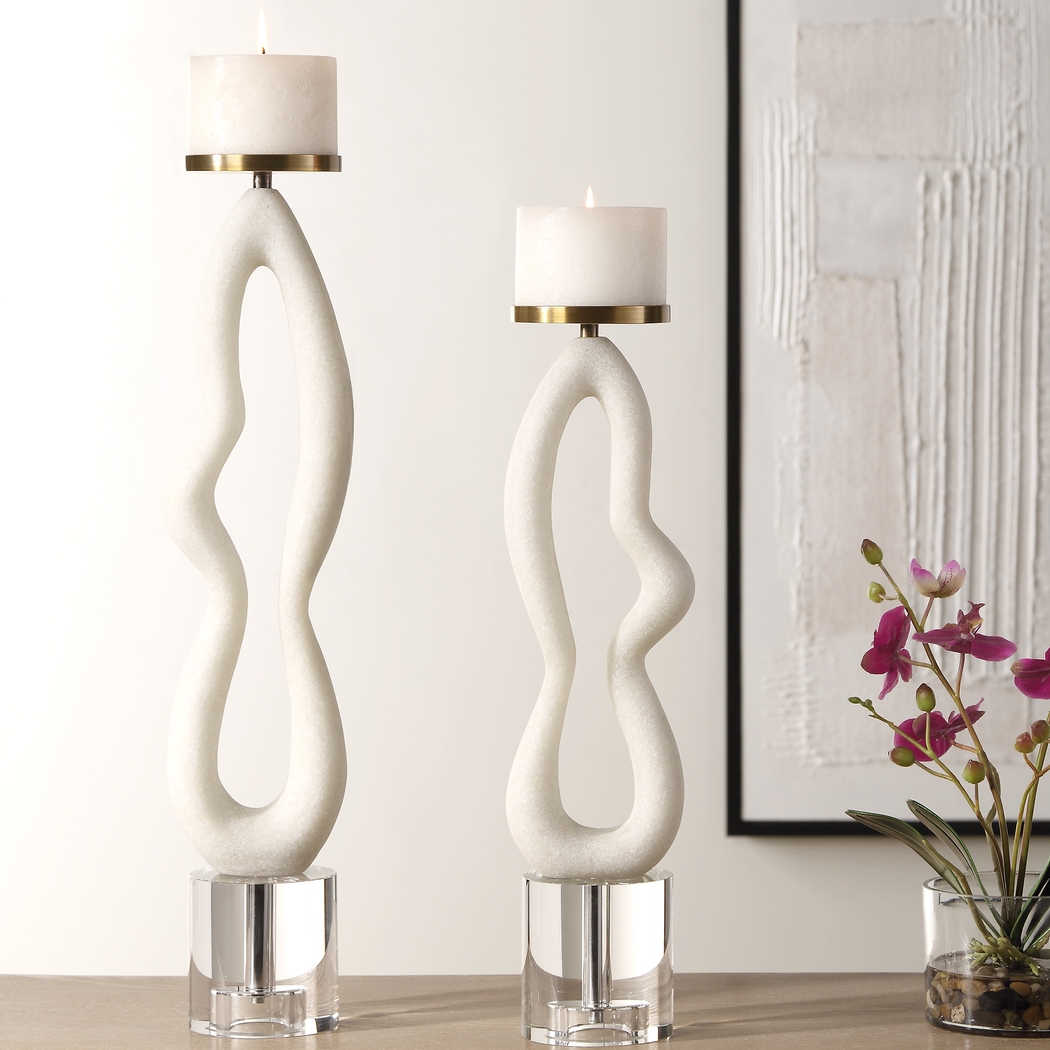 Libucs White Candleholder - Thumbnail - Image 3