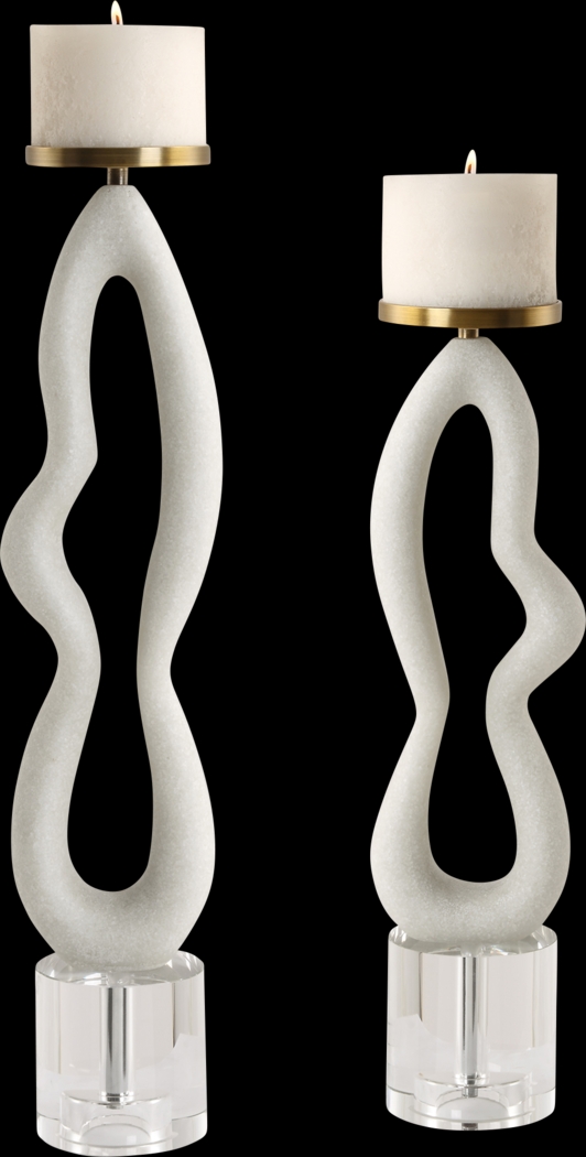 Libucs White Candleholder - Thumbnail - Image 1