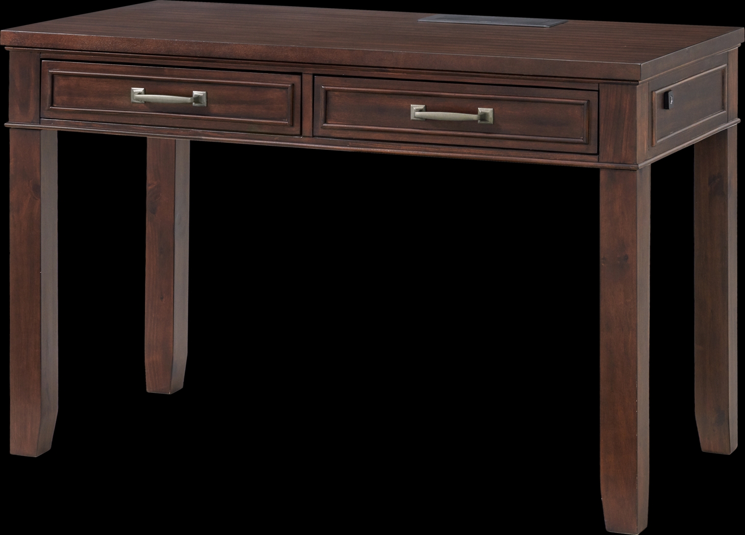 Lidemann Brown Desk with Fingerprint Lock - Thumbnail - Image 1
