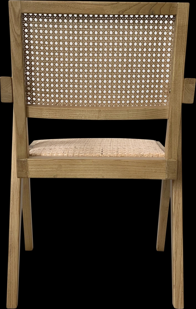 Lidflower Natural Arm Chair, Set of 2 - Thumbnail - Image 4