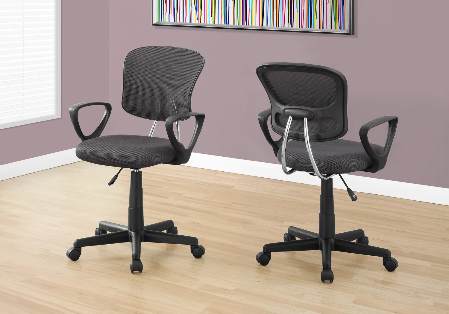 Lifetechs Dark Gray Office Chair - Thumbnail - Image 2