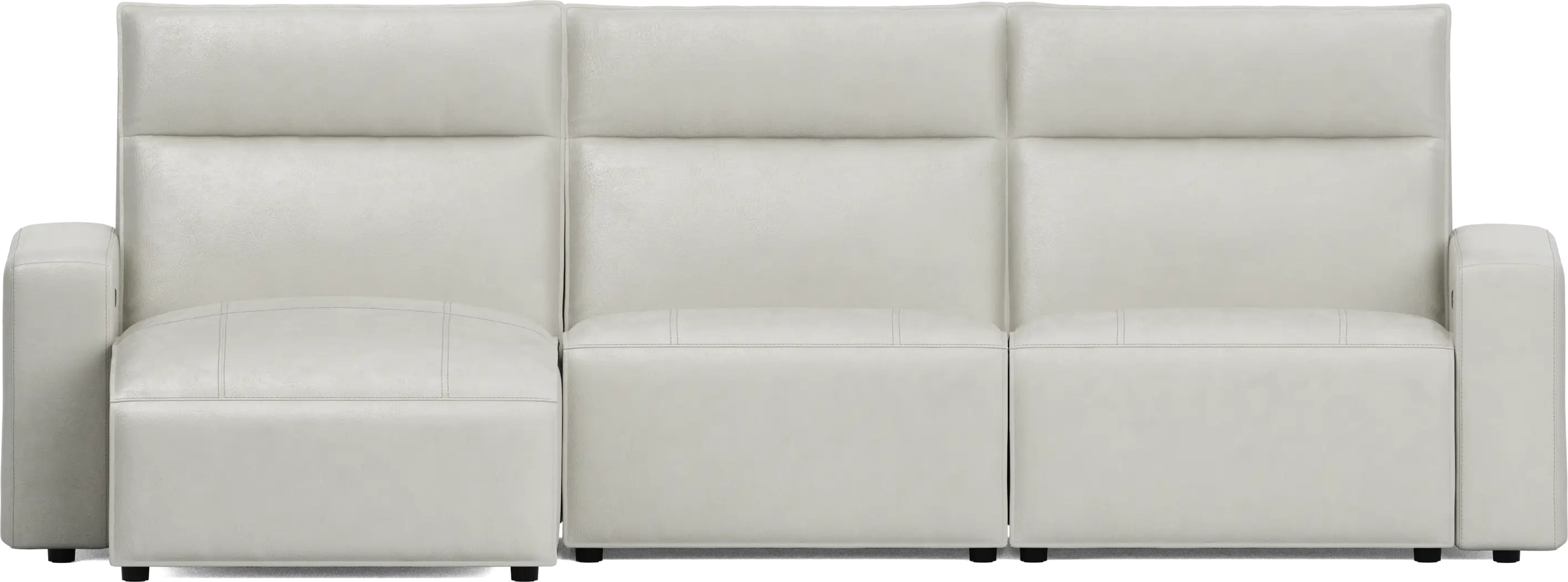 SYNE 5093 MODULAR TWO 3 PC LEATHER SECTIONAL - LAF CHAISE - Thumbnail - Image 2