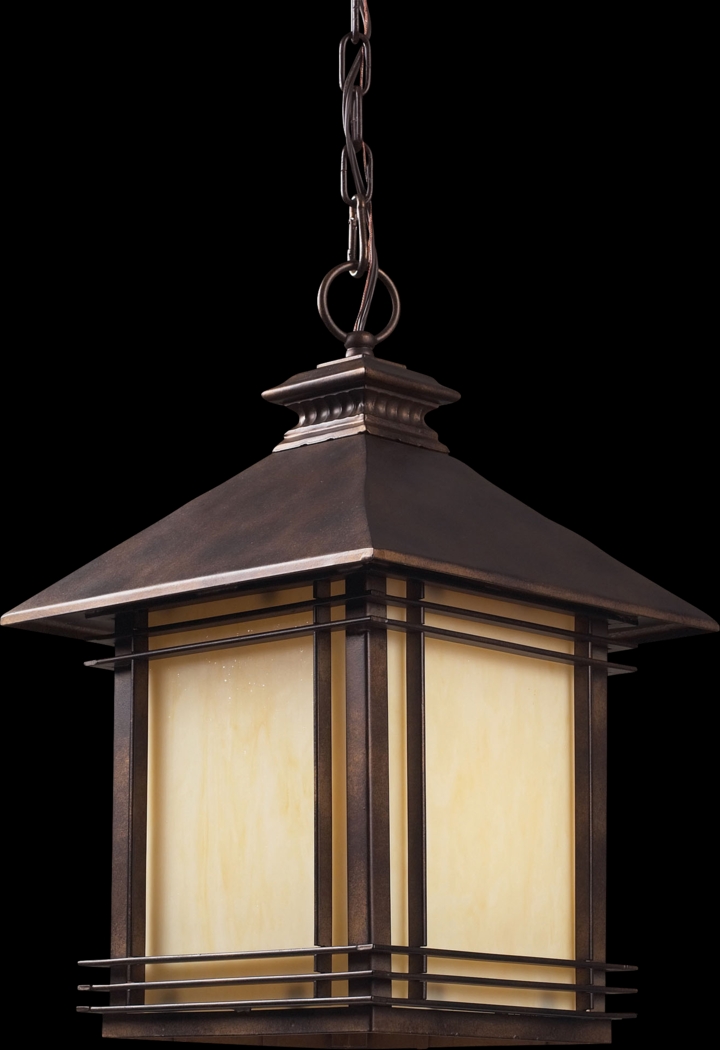 Lighthouse Boulevard Brown Outdoor Chandelier - Thumbnail - Image 1
