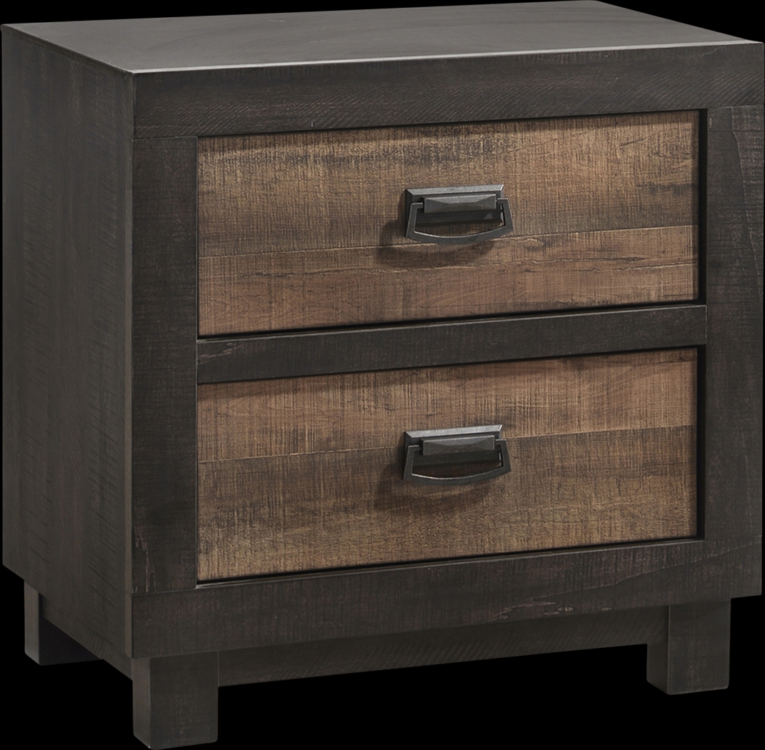 Lightmoth Walnut Nightstand - Thumbnail - Image 1
