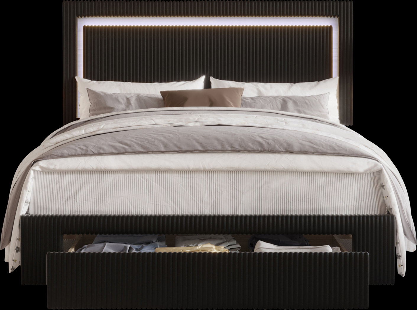 Ligon Black King Bed - Thumbnail - Image 3