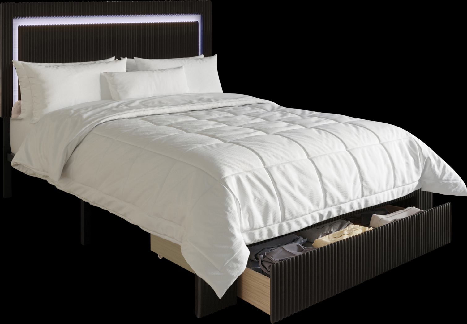 Ligon Black Twin Bed - Thumbnail - Image 1