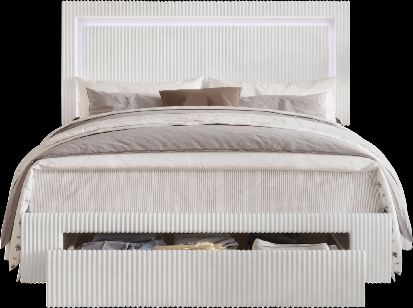 Ligon White King Bed - Thumbnail - Image 3