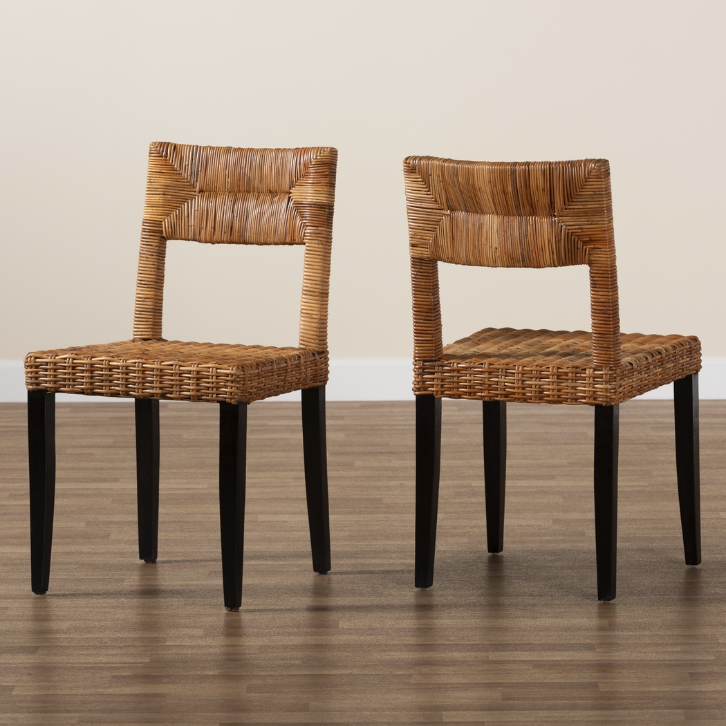 Lilacwood Brown Side Chair, Set of 2 - Thumbnail - Image 3