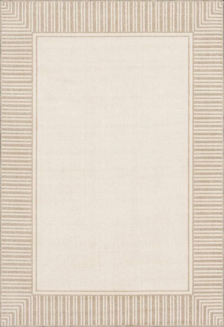 Lilah Camel 6' x 9' Indoor/Outdoor Rug - Thumbnail - Image 1