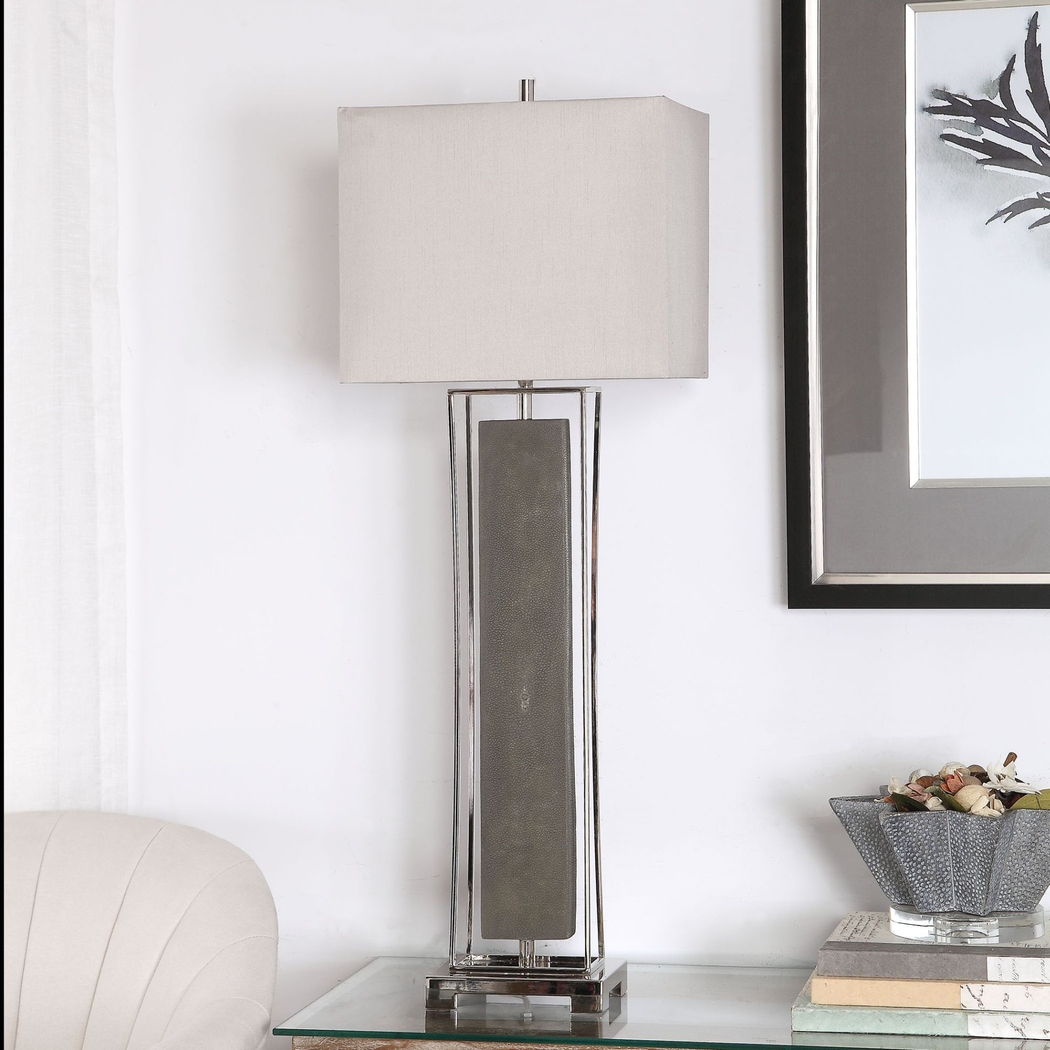 Lilian Lane Gray Lamp - Thumbnail - Image 6