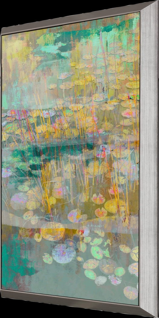 Lilies Look I Blue Framed Artwork - Thumbnail - Image 3