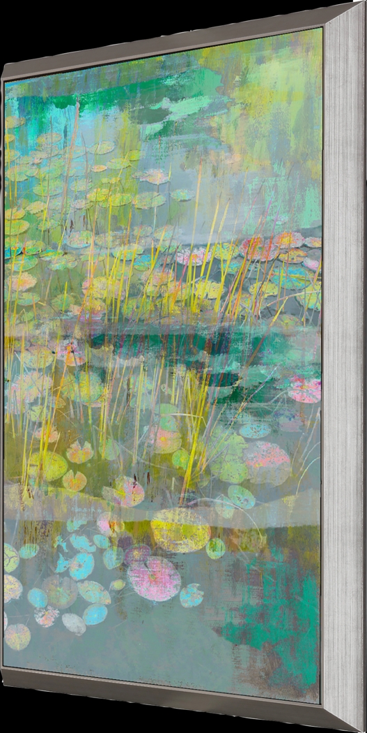 Lilies Look II Blue Framed Artwork - Thumbnail - Image 3