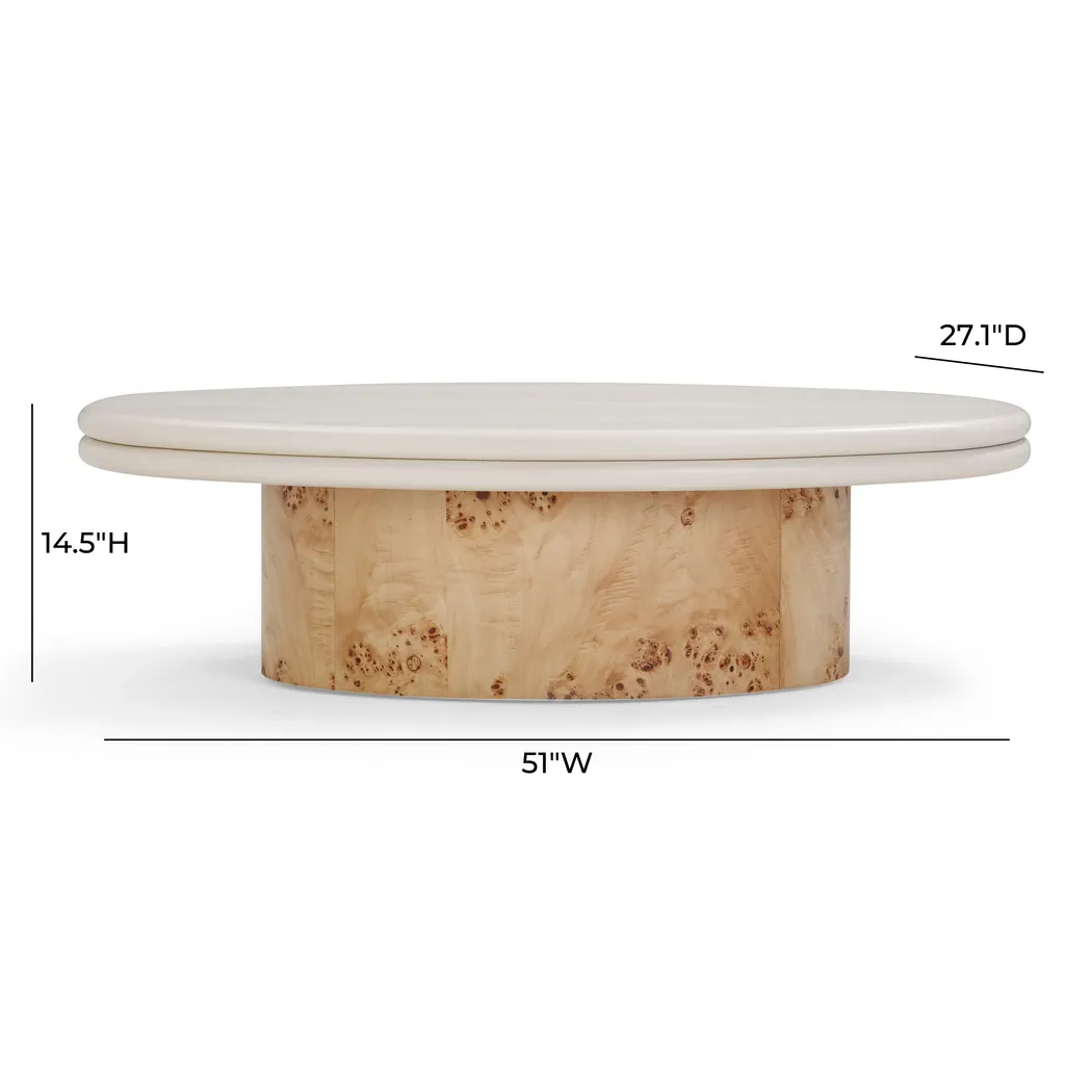 Lilliany Cream Cocktail Table - Thumbnail - Image 5