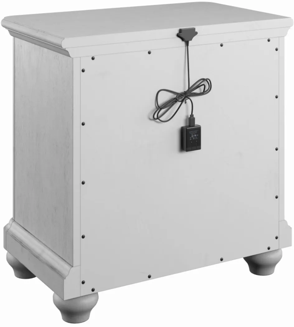 Lilloet Gray Nightstand - Thumbnail - Image 3