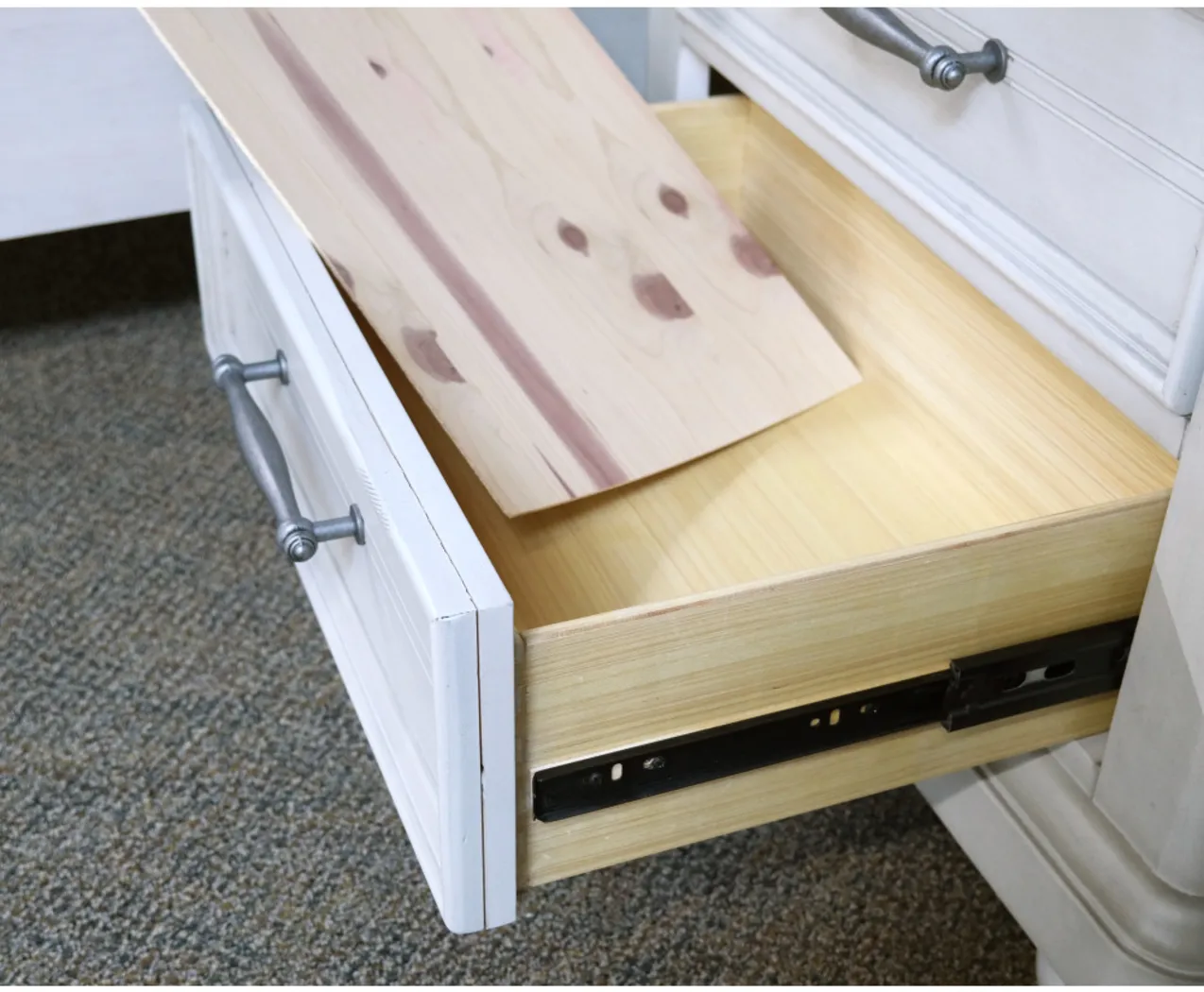 Lilloet Gray Nightstand - Thumbnail - Image 4