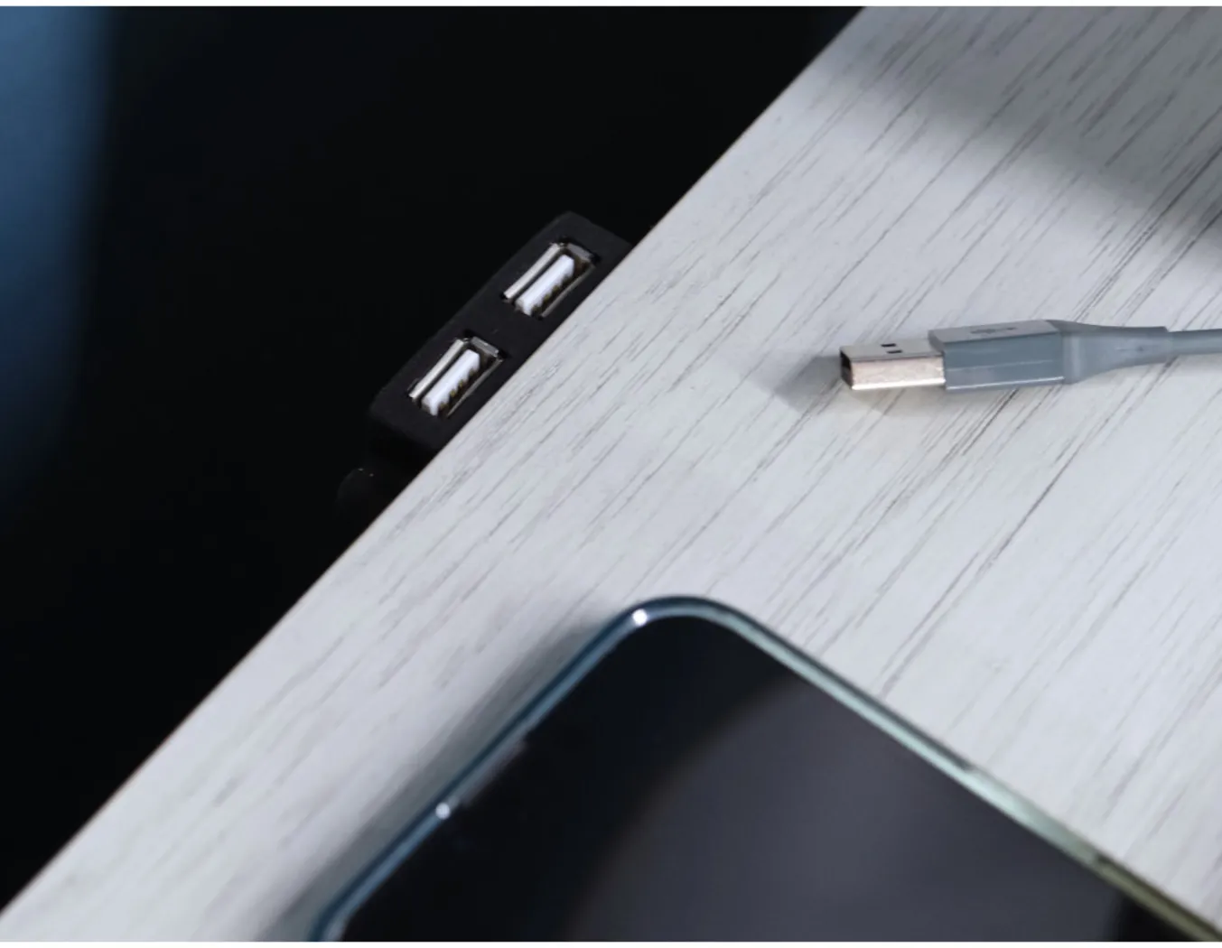 Lilloet Gray Nightstand - Thumbnail - Image 7