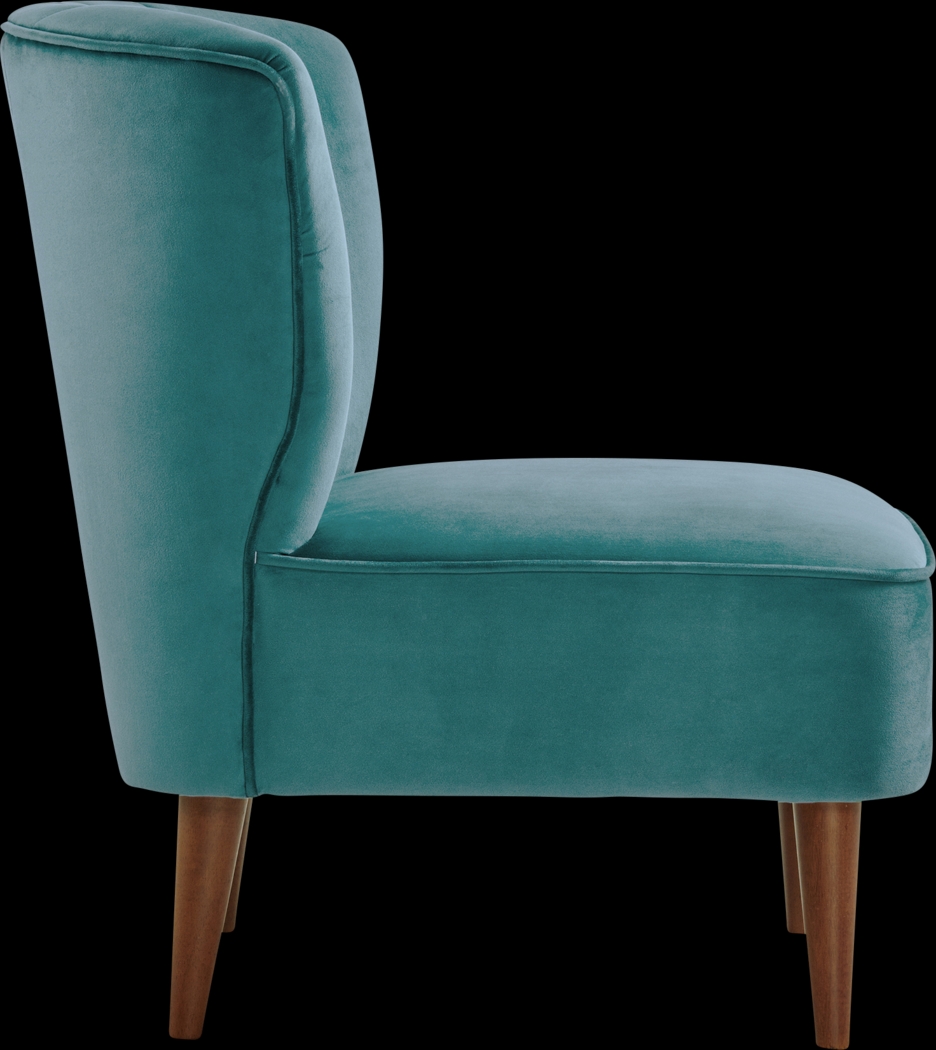 Liloa Blue Accent Chair - Thumbnail - Image 3