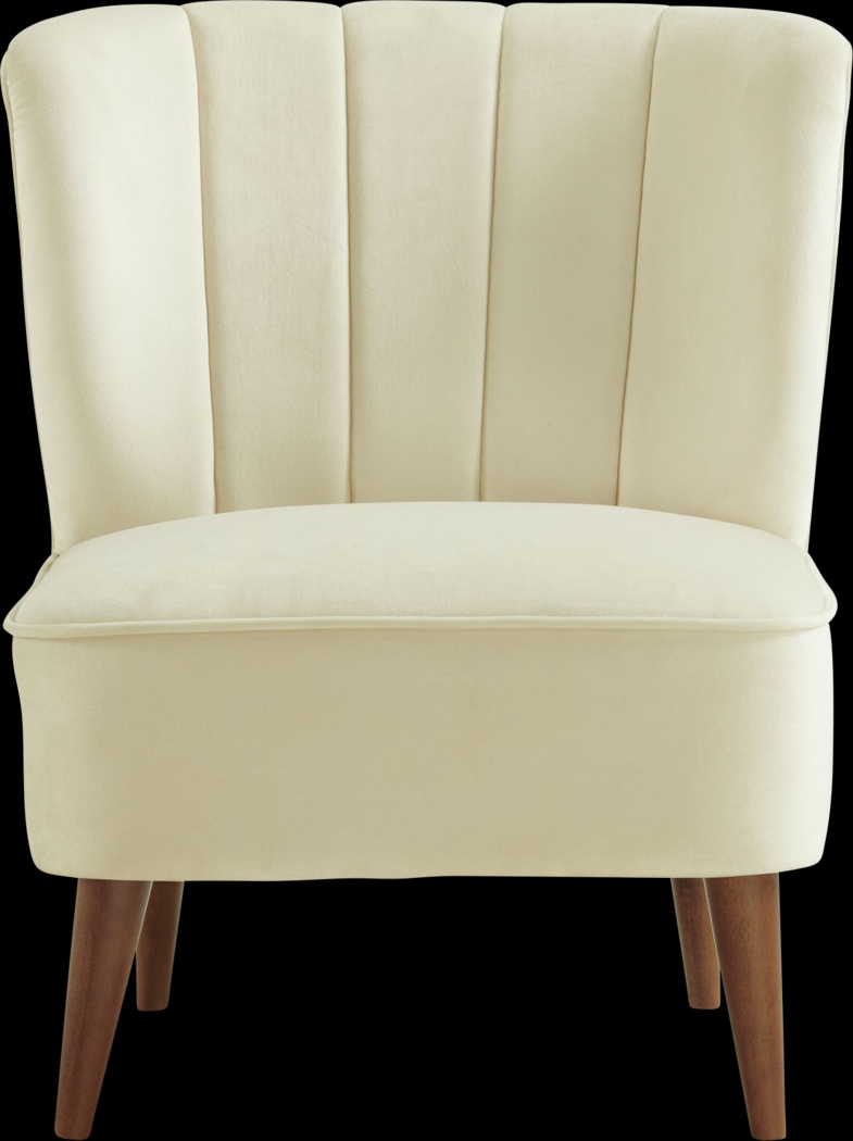 Liloa Cream Accent Chair - Thumbnail - Image 2