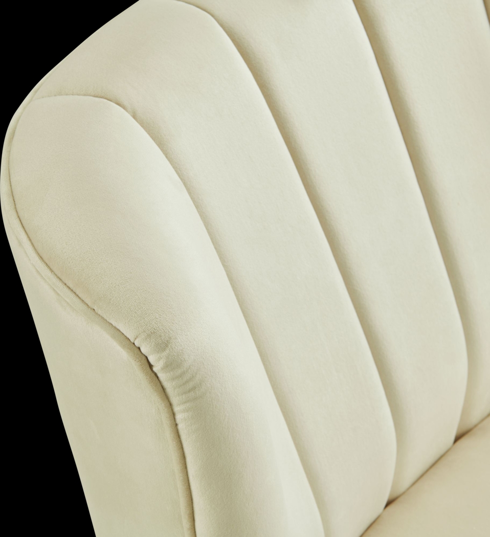 Liloa Cream Accent Chair - Thumbnail - Image 4