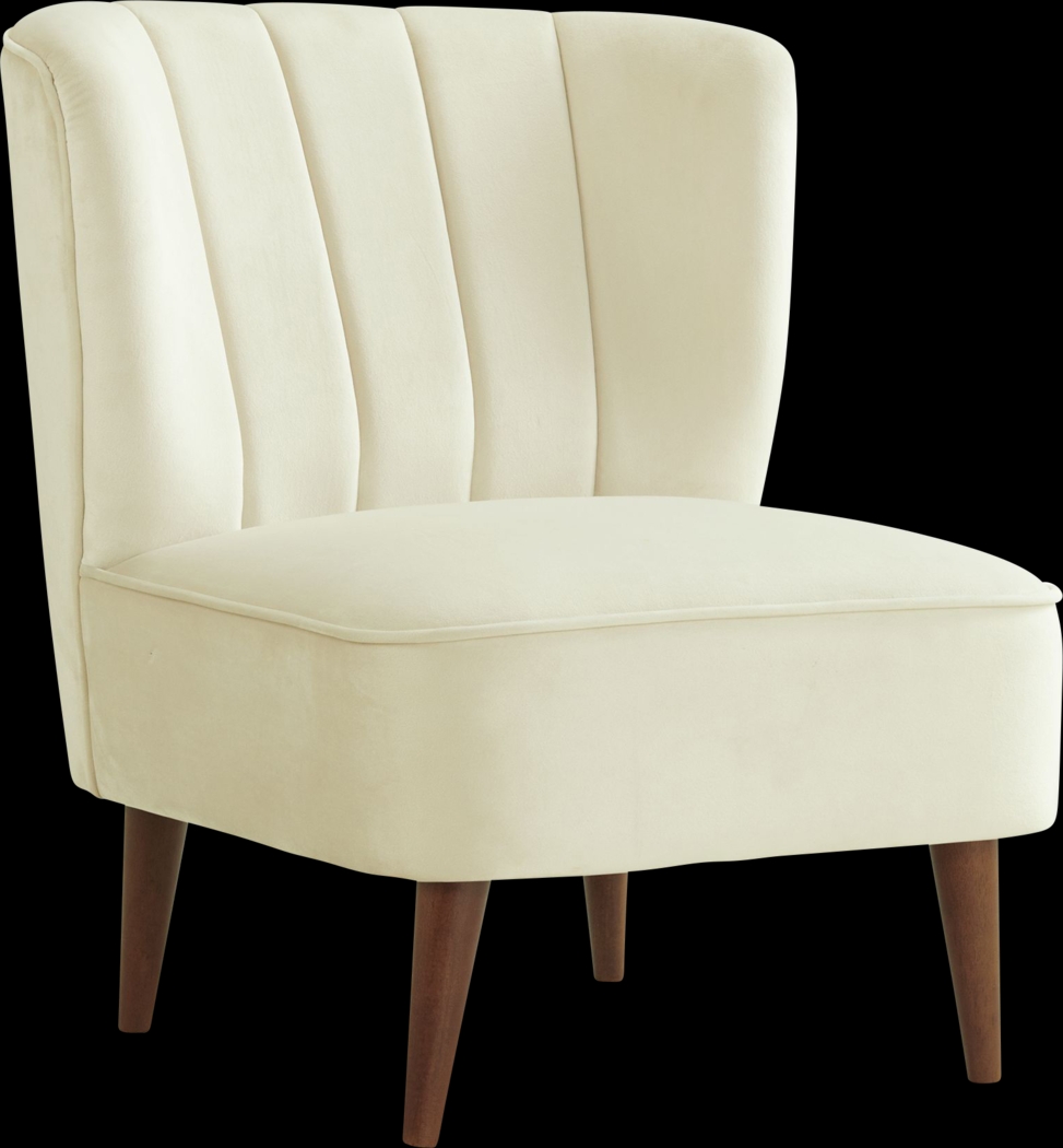 Liloa Cream Accent Chair - Thumbnail - Image 1