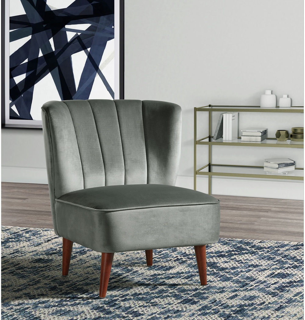 Liloa Gray Accent Chair - Thumbnail - Image 8