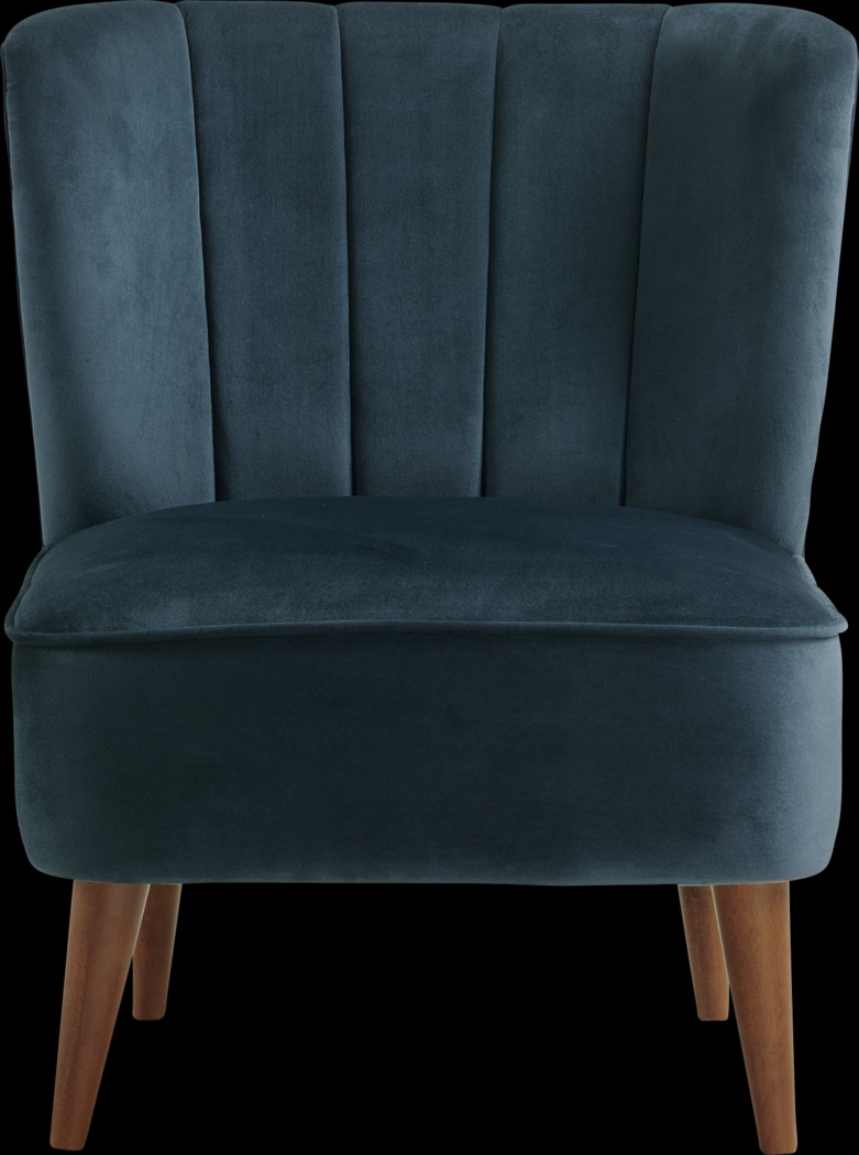 Liloa Navy Accent Chair - Thumbnail - Image 2