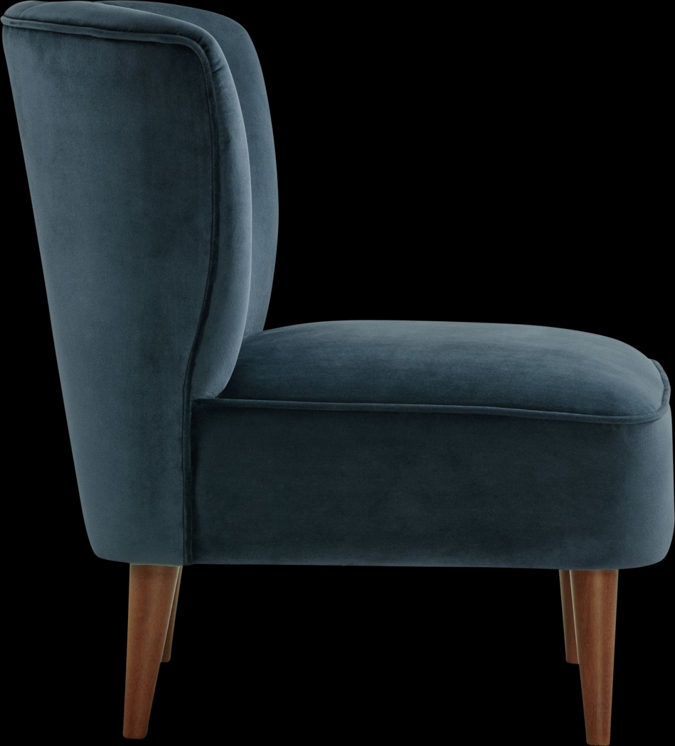 Liloa Navy Accent Chair - Thumbnail - Image 3