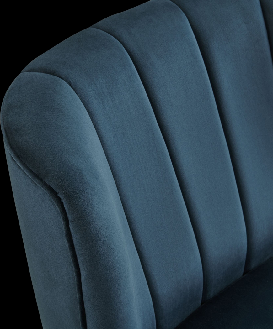 Liloa Navy Accent Chair - Thumbnail - Image 4