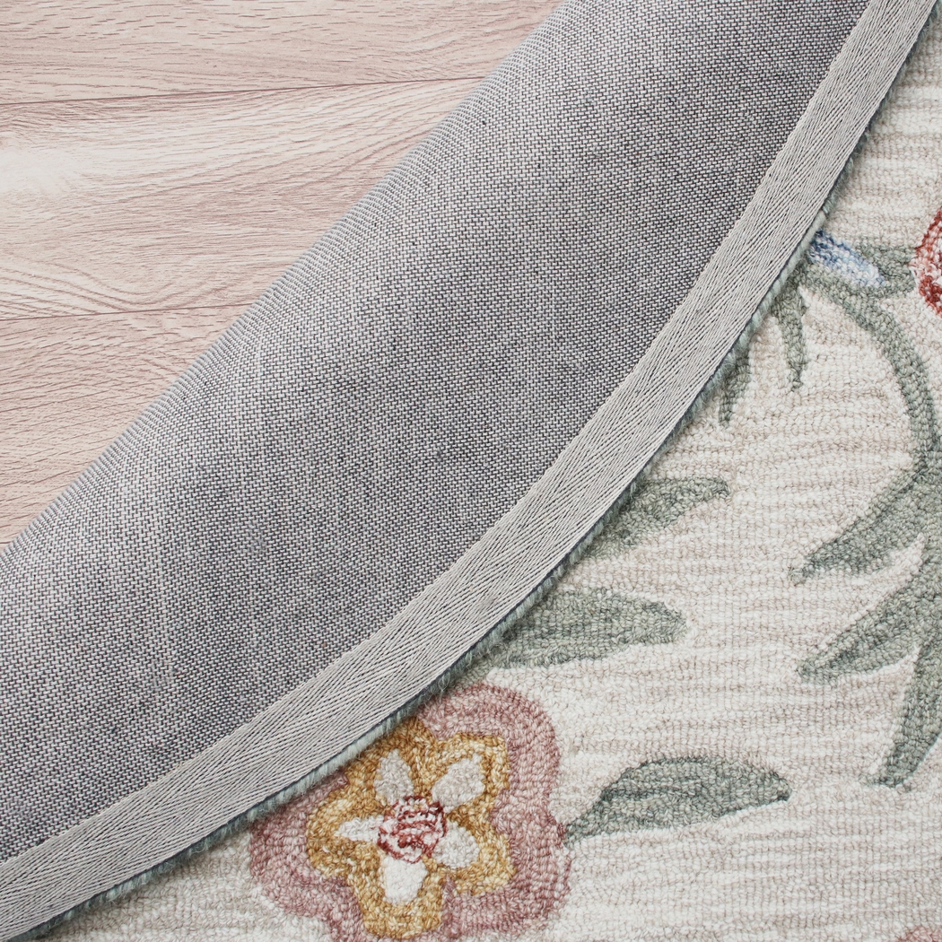 Lilybead Pink 4' Round Rug - Thumbnail - Image 5