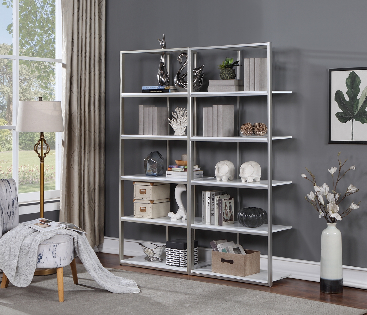 Lilydale White Etagere - Thumbnail - Image 4