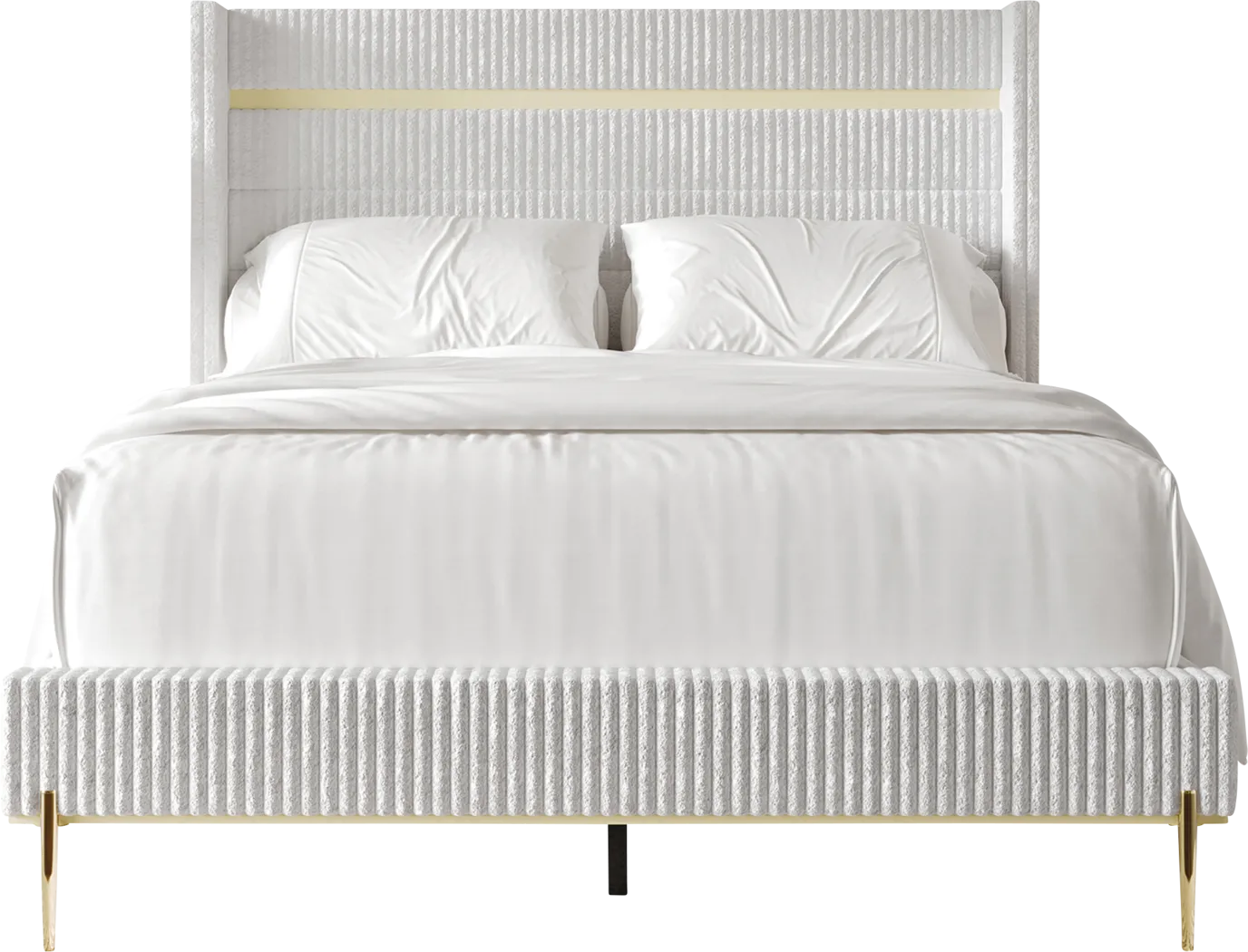 Lilypad White Twin Bed - Thumbnail - Image 3