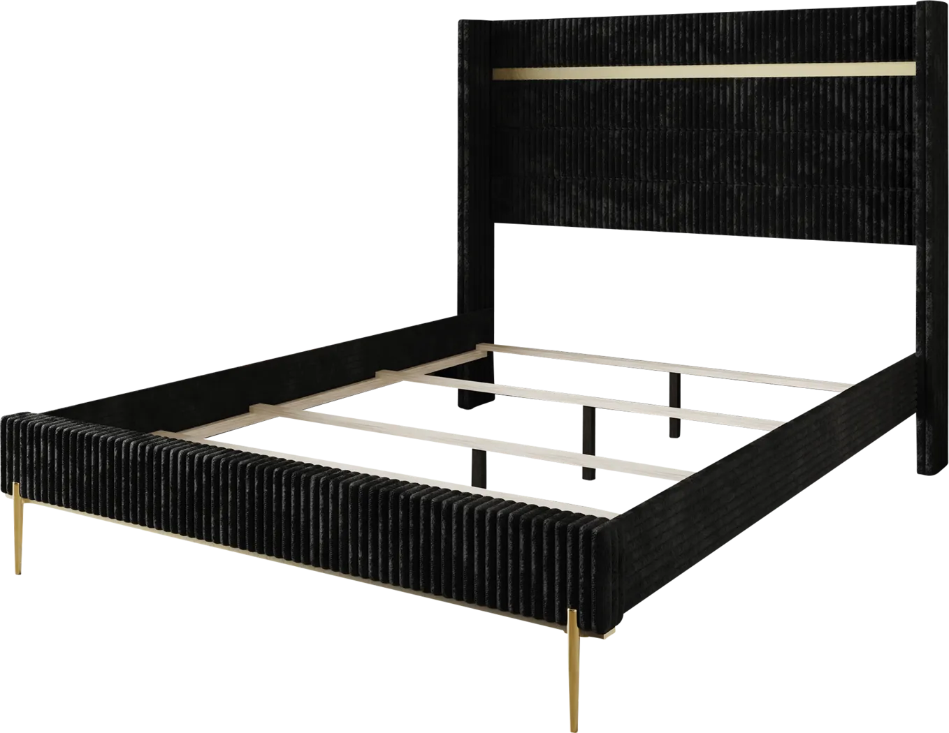 Lilypadway Black Queen Bed - Thumbnail - Image 4
