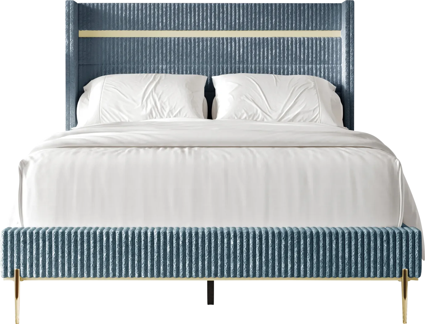 Lilypadway Blue King Bed - Thumbnail - Image 7