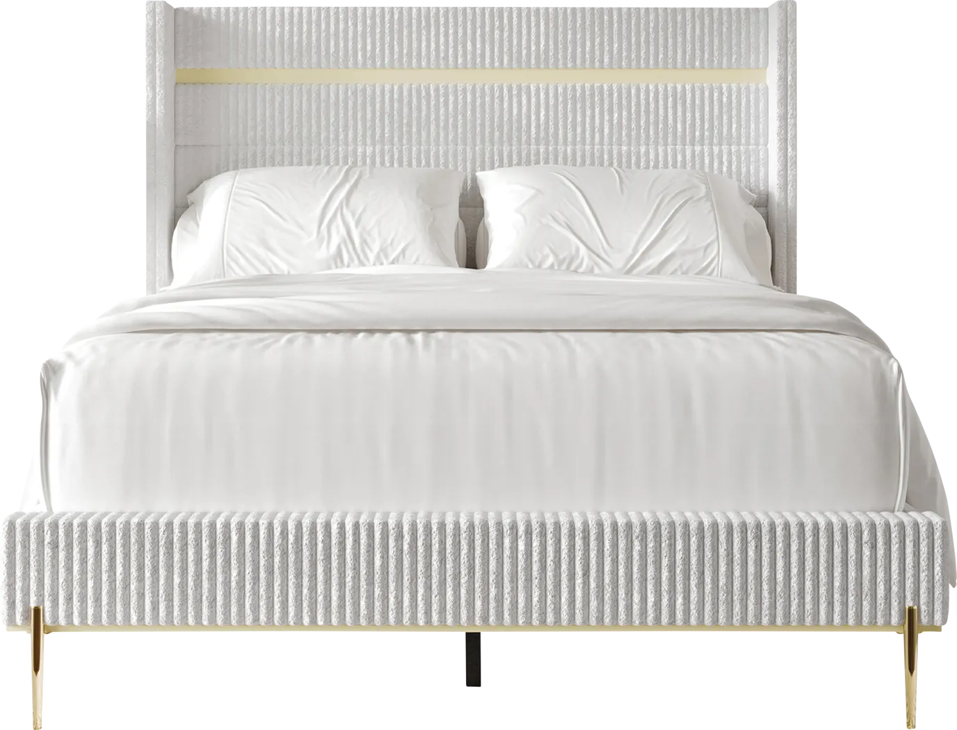 Lilypadway White Full Bed - Thumbnail - Image 4