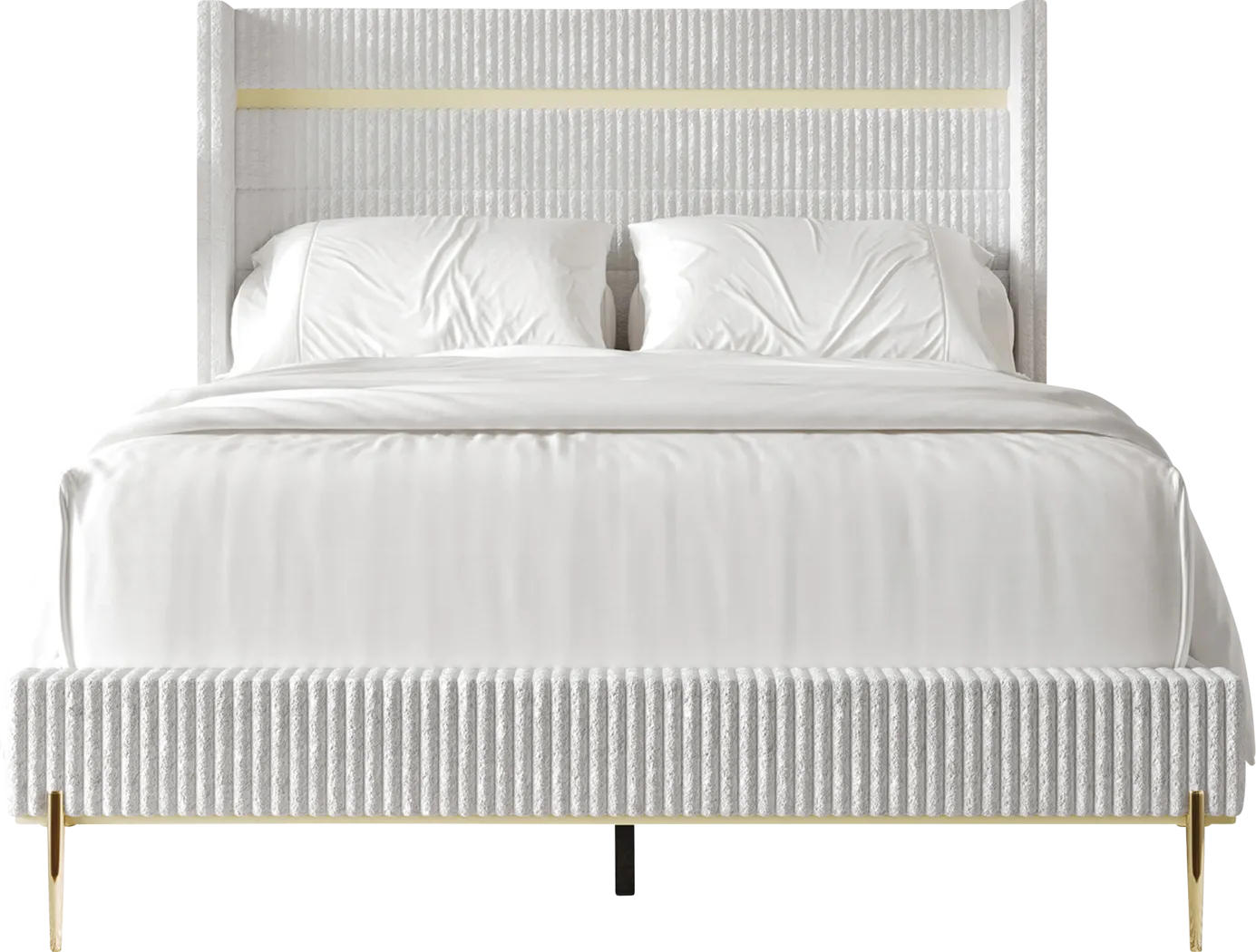 Lilypadway White King Bed - Thumbnail - Image 3