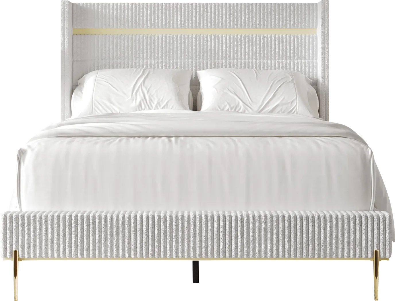 Lilypadway White Queen Bed - Thumbnail - Image 3