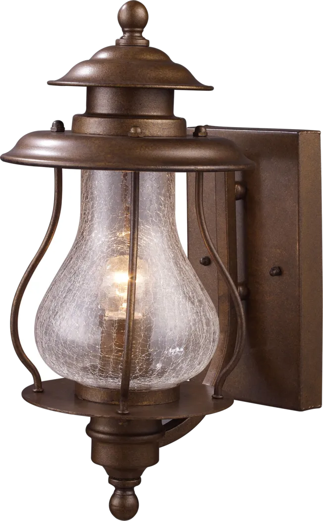 Limbaker Brown Outdoor Wall Sconce - Thumbnail - Image 1