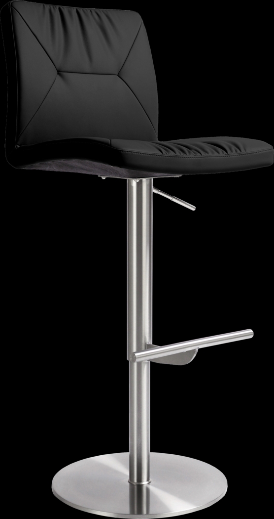 Limoneria Black Adjustable Barstool - Thumbnail - Image 1