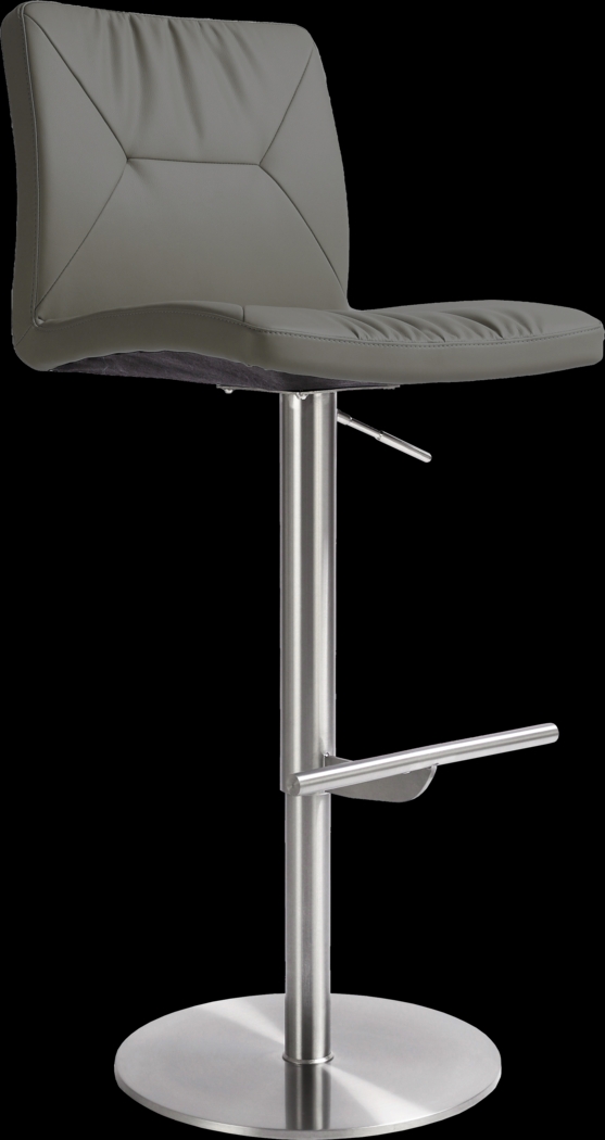 Limoneria Dark Gray Adjustable Barstool - Thumbnail - Image 1