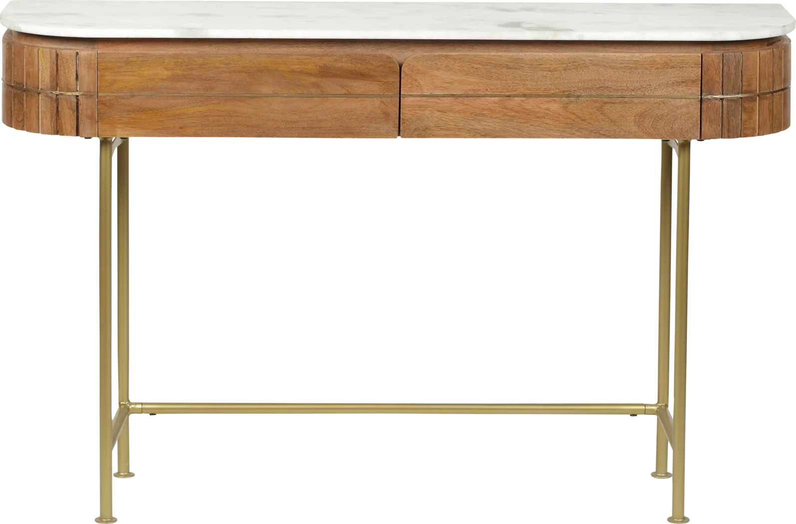 Linbard Brown Sofa Table - Thumbnail - Image 4