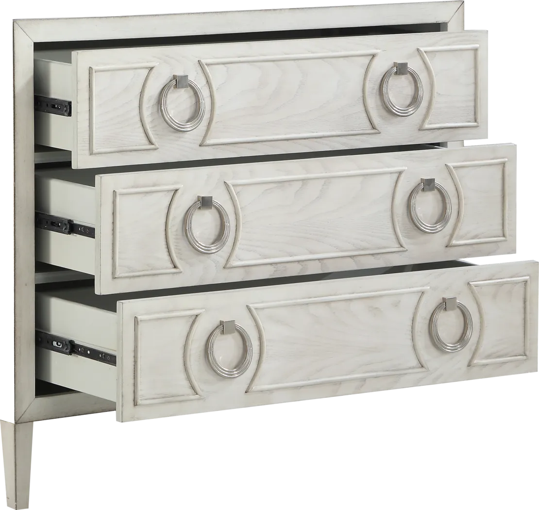 Linberry White Accent Cabinet - Thumbnail - Image 3