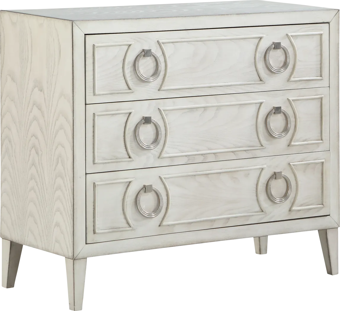 Linberry White Accent Cabinet - Thumbnail - Image 1