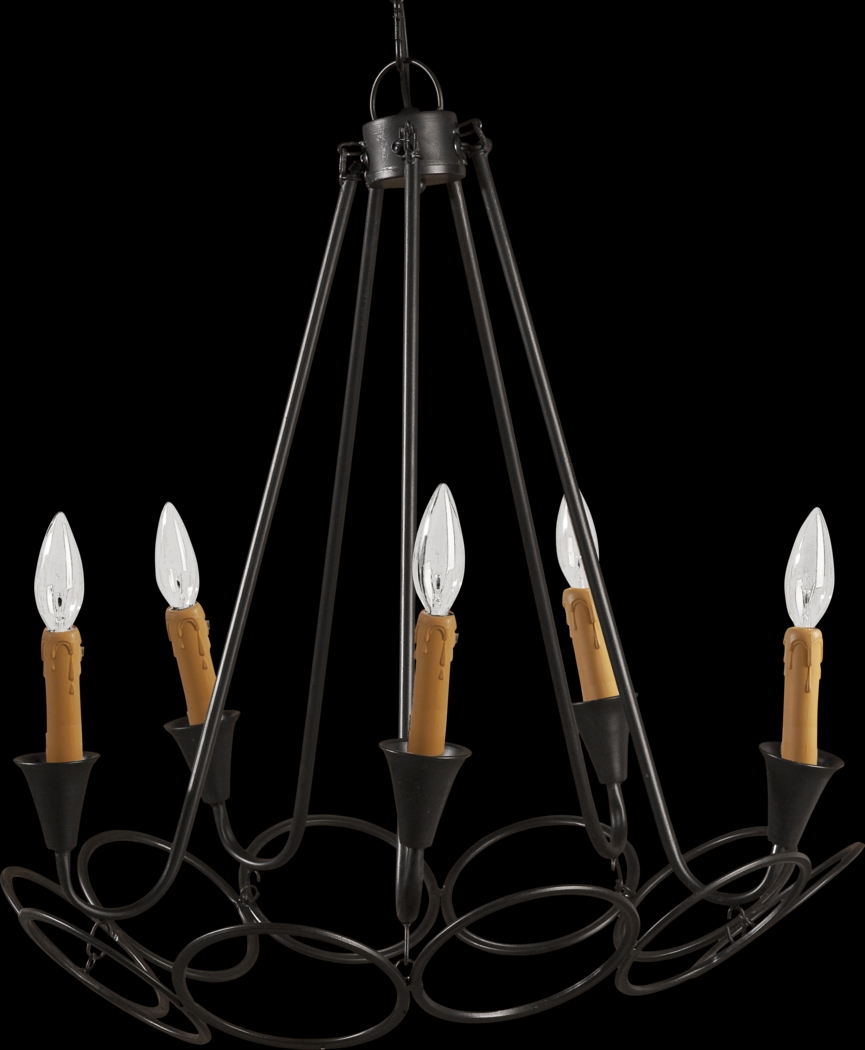 Lincoln Lane Black Chandelier - Thumbnail - Image 1