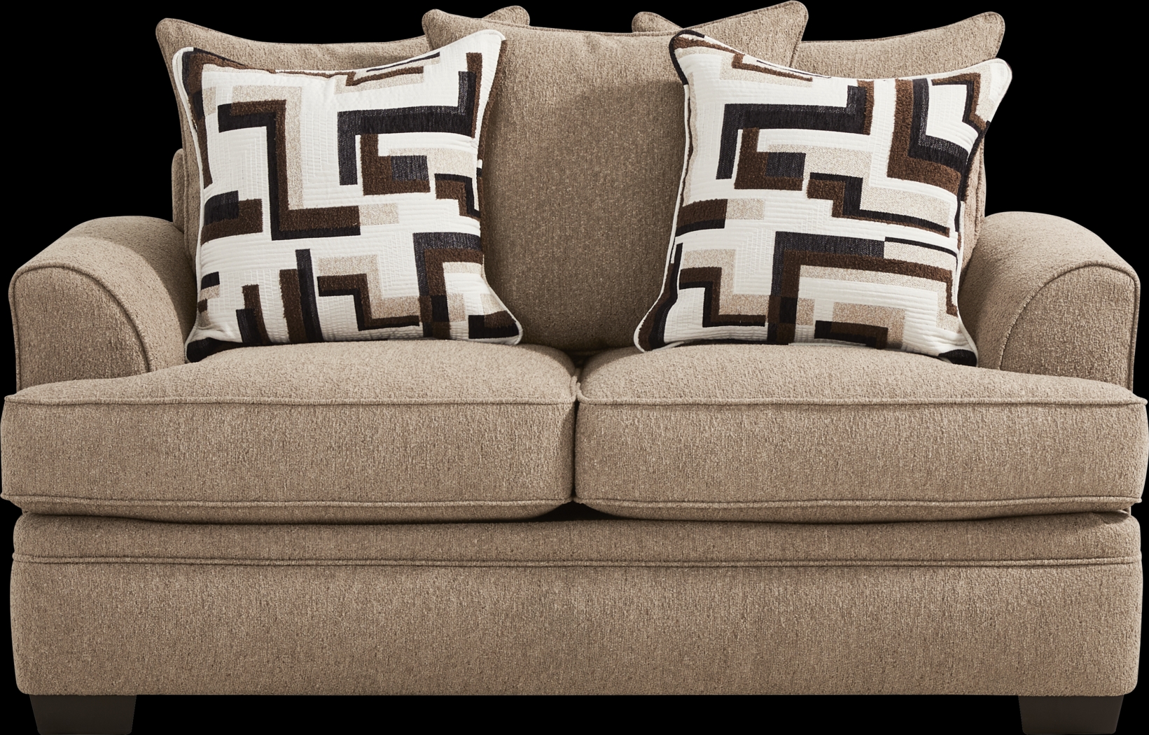 Lincoln Park Latte Loveseat - Thumbnail - Image 1