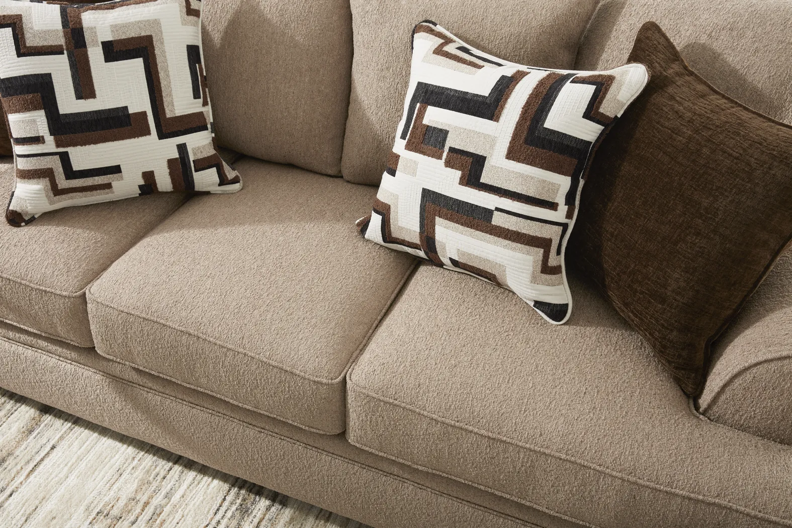 Lincoln Park Latte Sleeper Sofa - Thumbnail - Image 3