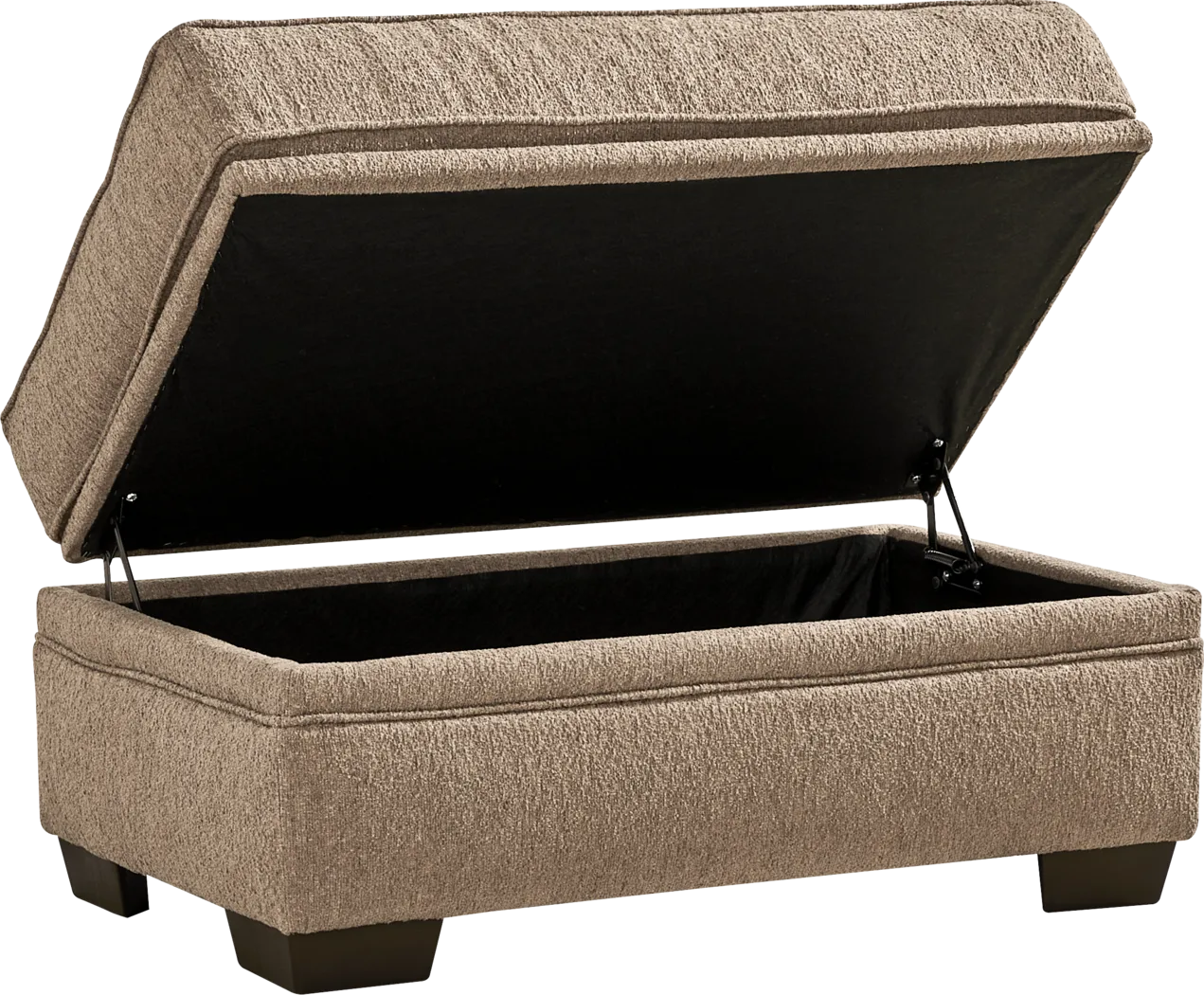 Lincoln Park Latte Storage Cocktail Ottoman - Thumbnail - Image 2