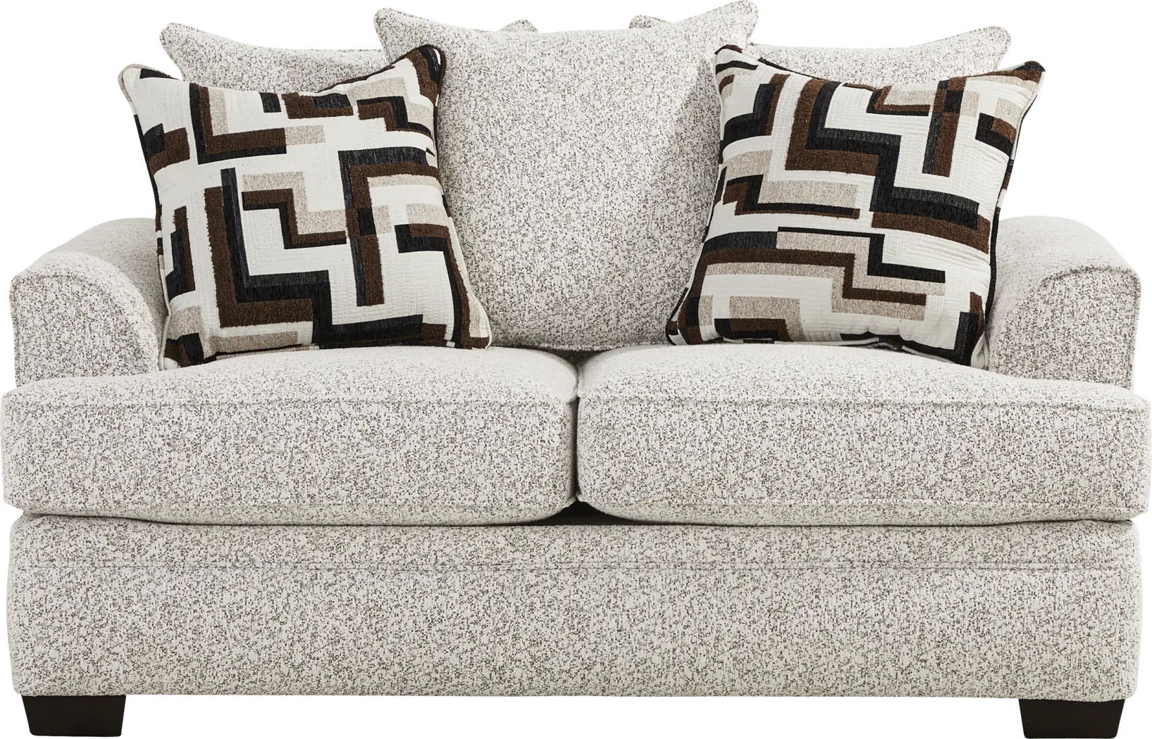 Lincoln Park Off-White Loveseat - Thumbnail - Image 1