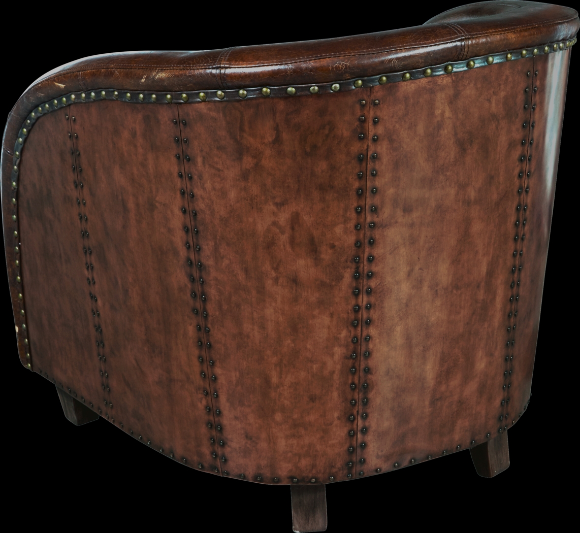 Lincolonshire Brown Accent Chair - Thumbnail - Image 4